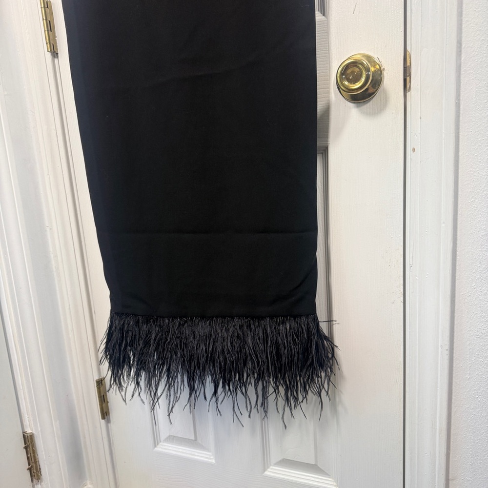 Likely KALANI DRESS Black‎ cut out detail feathers 8 - Picture 7 of 9